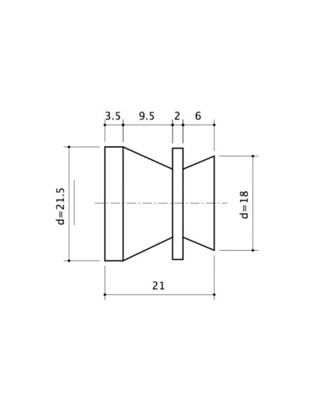 Phare d'atterrissage 20mm Blanc Haute qualité