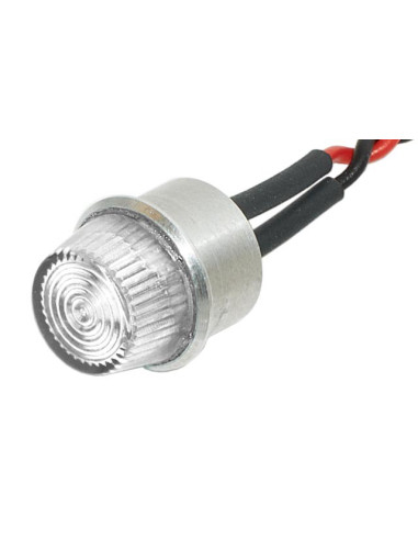 Feu blanc position/Anti-colision Alu cablé  11mm