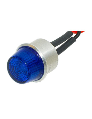 Feu bleu position/Anti-colision Alu cablé  11mm