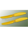 Helice 5x3 jaune Gemfan (x2) rotation gauche