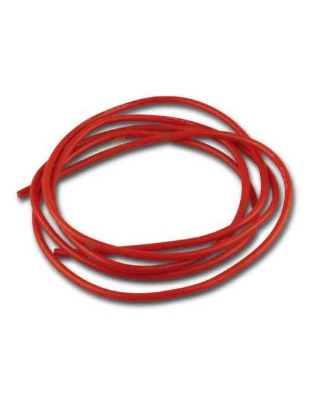 Fils sillicone rouge 0,75mm2 longueur 1M