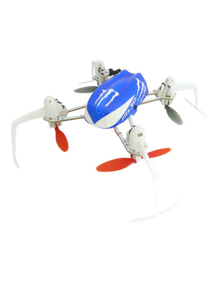 Cabine Fibre Bleu Blade Nano QX 3D Rakonheli