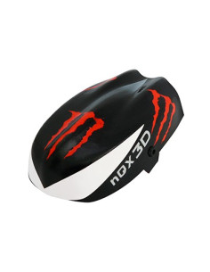 Cabine Fibre noir-rouge Blade Nano QX 3D Rakonheli