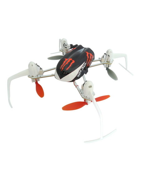 Cabine Fibre noir-rouge Blade Nano QX 3D Rakonheli