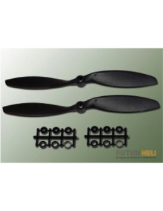 Helice 8X3,8 Nylon renforcé Carbone (X2) Gemfan