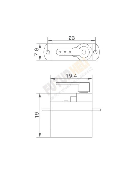 Servo 3g Analogique S0003 CYS