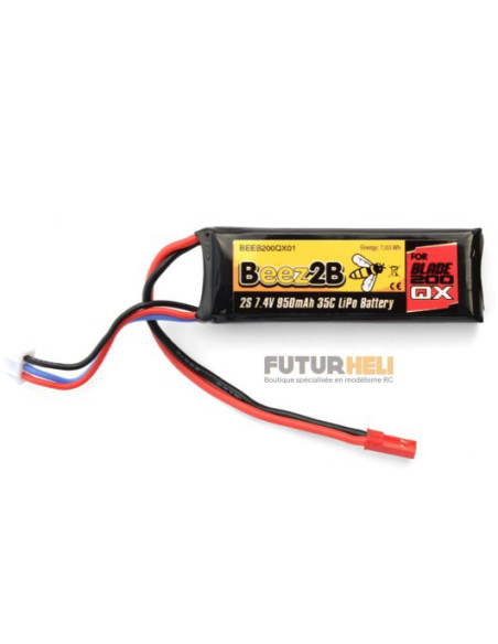 Accu lipo 950 mAh 2S 7,4v 35C Blade 200QX