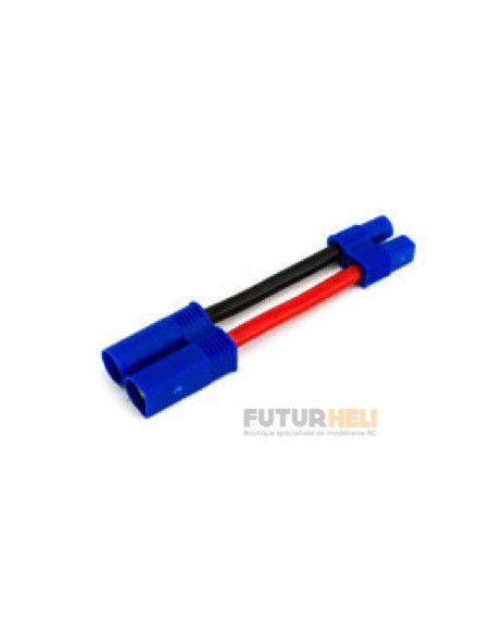 Adaptateur Prise EC5 vers prise EC3 batterie  E-flite EFLAEC509