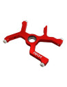 Support alu roulement inférieur rouge blade 180CFX Option Rakonheli