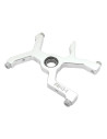 Support alu roulement inférieur rouge blade 180CFX Option Rakonheli