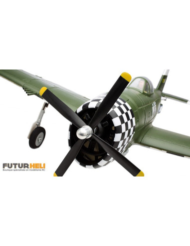 P-47D Thunderbolt Train rentrant BNF E-flite EFL6650