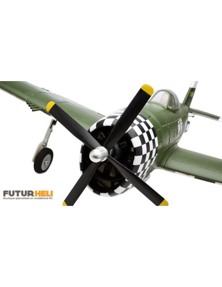 P-47D Thunderbolt Train rentrant BNF E-flite EFL6650