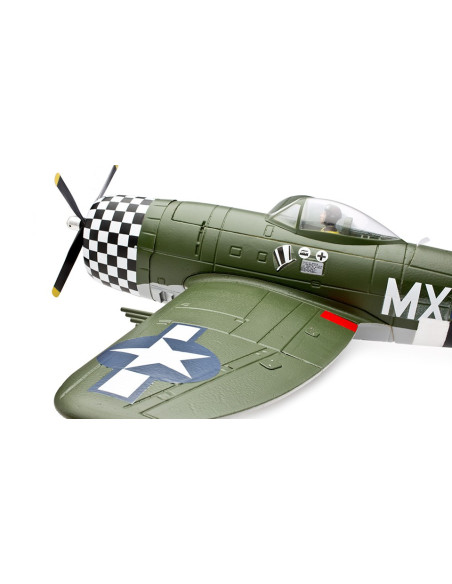 P-47D Thunderbolt Train rentrant BNF E-flite EFL6650