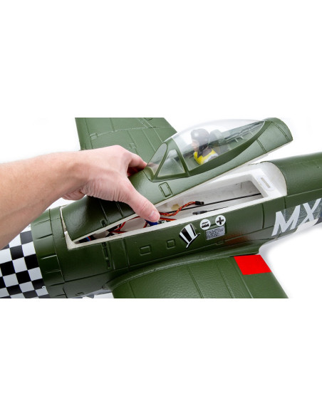 P-47D Thunderbolt Train rentrant BNF E-flite EFL6650