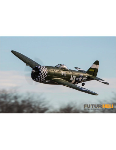 P-47D Thunderbolt Train rentrant BNF E-flite EFL6650