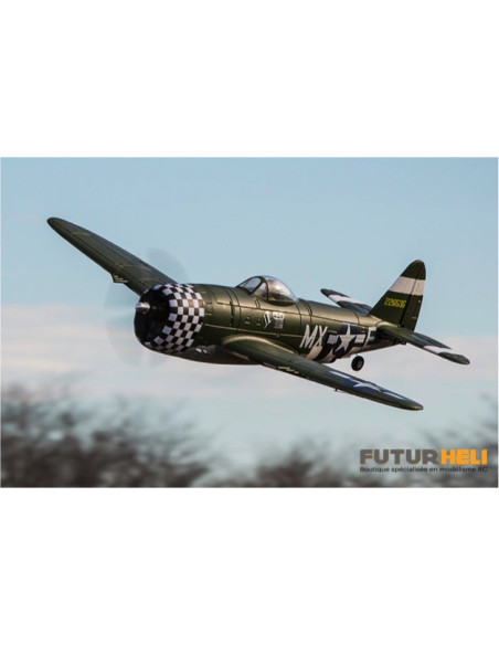 P-47D Thunderbolt Train rentrant BNF E-flite EFL6650