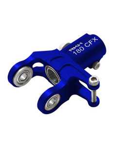 Boitier anticouple alu bleu Blade 180CFX Option Rakonheli