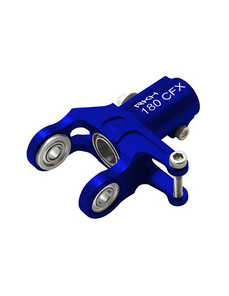 Boitier anticouple alu bleu Blade 180CFX Option Rakonheli