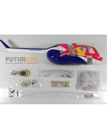 Fuselage BO105 Red Bull Classe 500