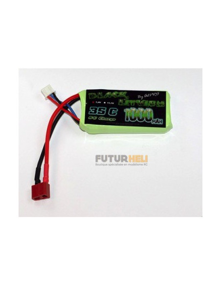 Radio PTR-6A V2 avec lipo 2S  Pro-Tronik Programmable