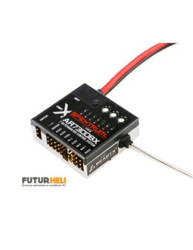 AR7300BX flybarless beastx + récepteur 7 voies Spectrum