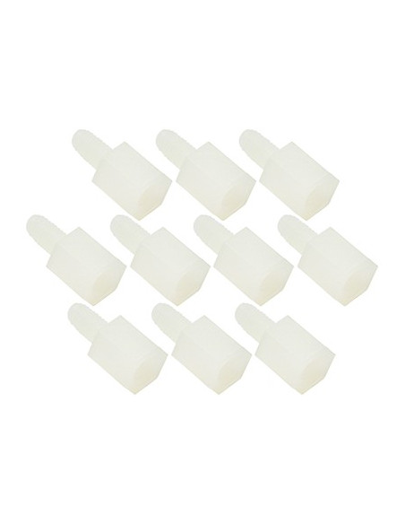 Entretoise hexagonale M3 x 5,6 x 6 mm 10 pièces Rakonheli