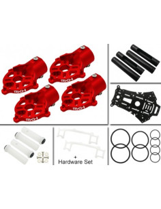 Kit Conversion 200QX en 250RQX rouge Rakonheli