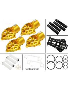Kit Conversion 200QX en 250RQX rouge Rakonheli