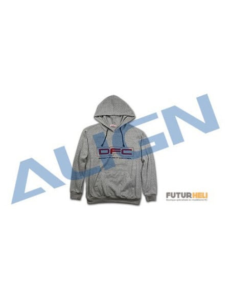Sweat Capuche 2L gris Align DFC