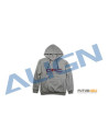 Sweat Capuche 2L gris Align DFC