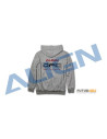 Sweat Capuche 2L gris Align DFC