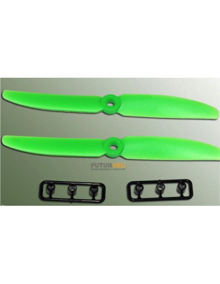 Helice 5x4 Gemfan Orange  (x2 ) Rotation gauche