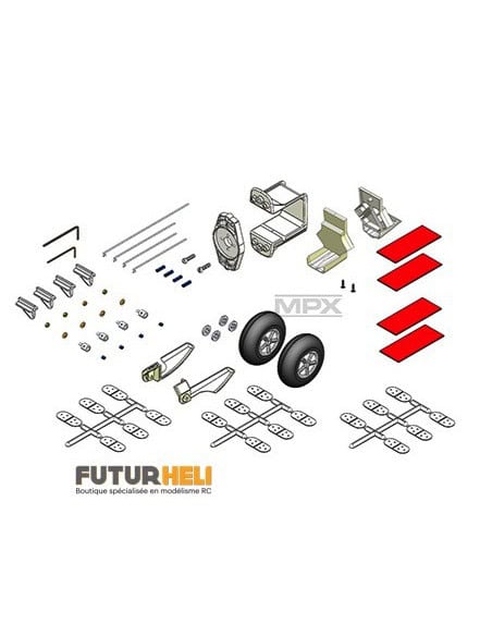 Set petits accessoires ParkMaster Pro Multiplex 224854