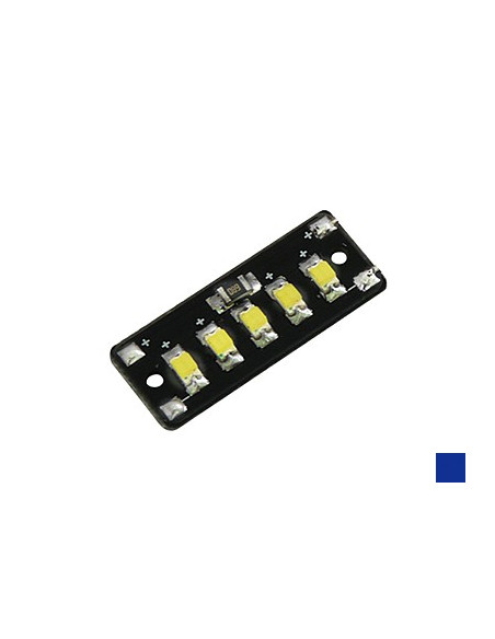 Rampe led jaune 5V  (1Slipo) 17,5x6x8,2 mm Rakonheli