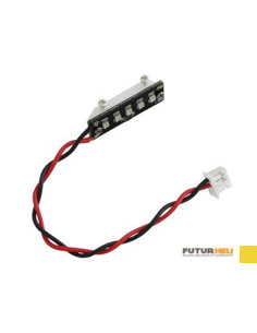 Rampe led blanc + cable  5V  (1Slipo) 17,5x6x8,2 mm Rakonheli