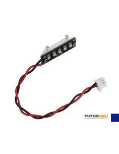 Rampe led jaune + cable  5V  (1Slipo) 17,5x6x8,2 mm Rakonheli