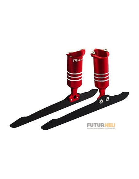 Train d'atterrissage rouge RakonHeli 135RQX 135RQX721-R