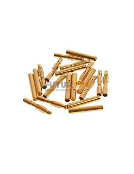 Connecteurs or 2mm (x20) Dynamite DYNC0086