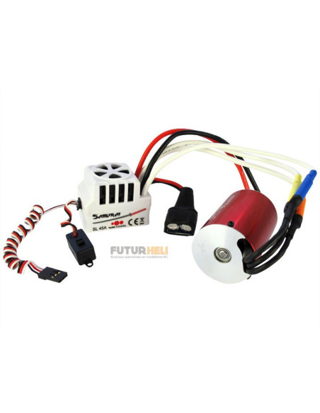 Motorisation brushless 1/10 eme kv 4350 controleur 45A