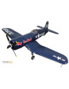 Corsair F4U Red Bull 1,4m PNP train rentrant volets éclairage