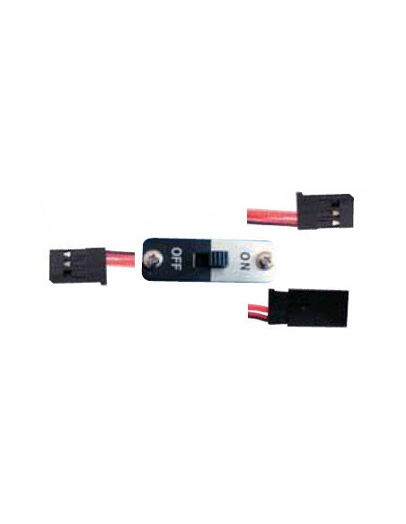 Interrupteur Futaba expert  avec cordon de charge
