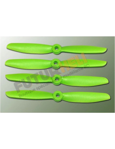 Helice 5 x 4,5 fibre Vert 2 xCW 2xCCW PTK
