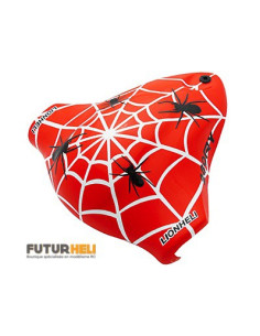Canopy fibre peinte motif 3 tricopter Rakonheli