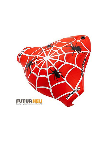 Canopy fibre peinte motif 3 tricopter Rakonheli