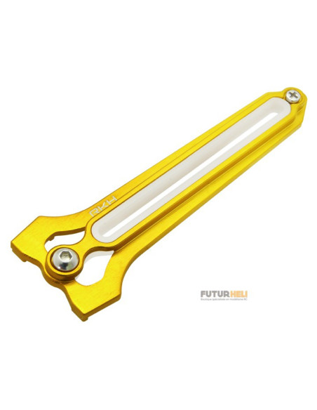 Guide plateau cyclique alu Argent blade 360CFX Rakonheli