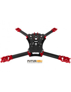 Châssis blade chroma rouge Option Rakonheli