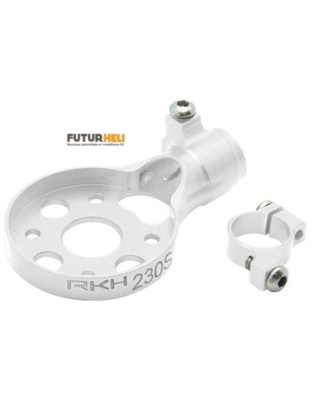 Support moteur anti-couple alu rouge blade 230S option rakonheli