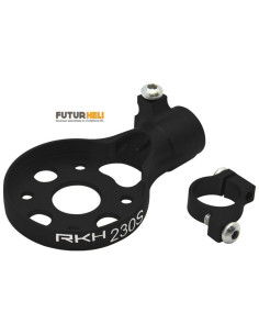 Support moteur anti-couple alu bleu blade 230S option rakonheli