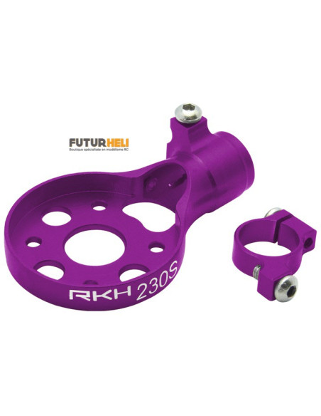 Support moteur anti-couple alu orange blade 230S option rakonheli