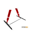 Patin haut rouge Blade 350QX 2/3/ Option rakonheli